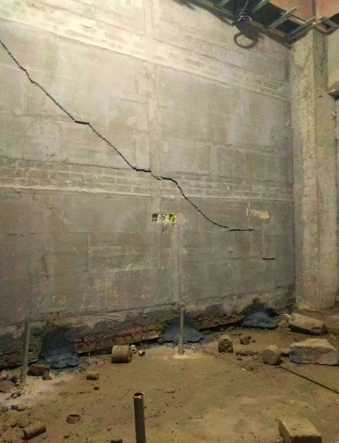 驻马店遂平县房屋下沉加固